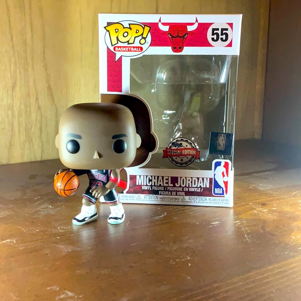 Michael Jordan NBA Funko Pop Black Jersey #55